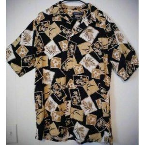 Consensus Men's Hawaiian Short Sleeve Shirt Size L